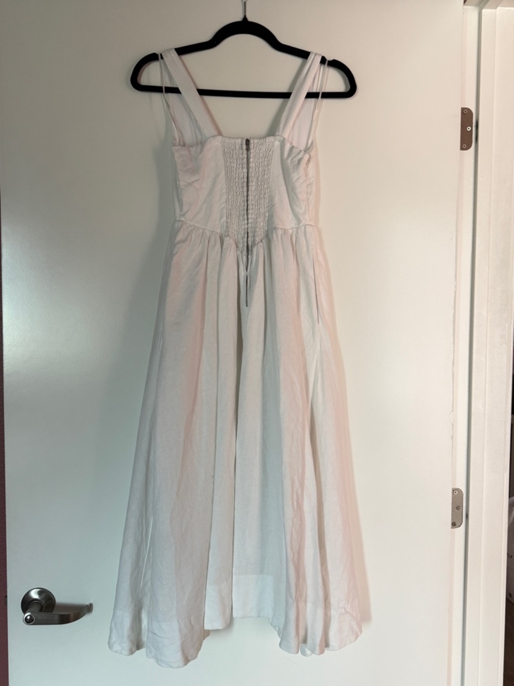 Reformation Balia Dress - White Linen - Picture 4 of 6